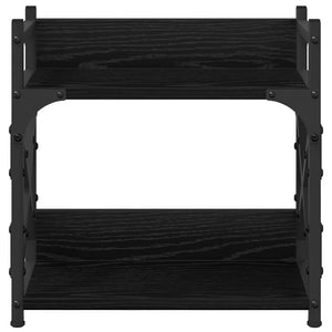 Supporto per Stampante Rovere Nero 40 x 20 x 40 cm 882180