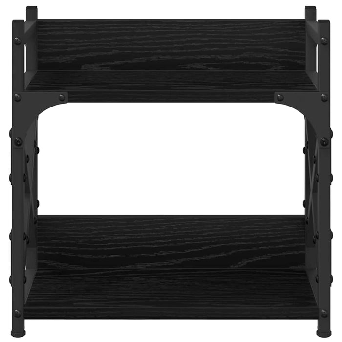 Supporto per Stampante Rovere Nero 40 x 20 x 40 cm 882180