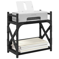 Supporto per Stampante Rovere Nero 40 x 20 x 40 cm 882180