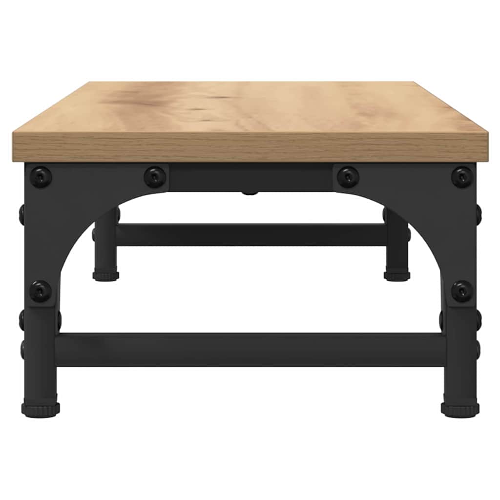 Supporto per Monitor Rovere artigianale 55 x 23 x 14 cm 882182
