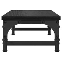 Supporto per Monitor Rovere Nero 55 x 23 x 14 cm 882183