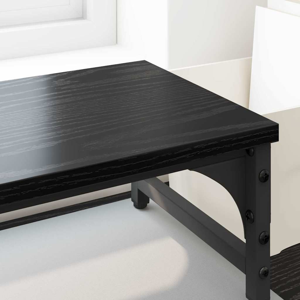Supporto per Monitor Rovere Nero 105 x 23 x 15,5 cm 882189
