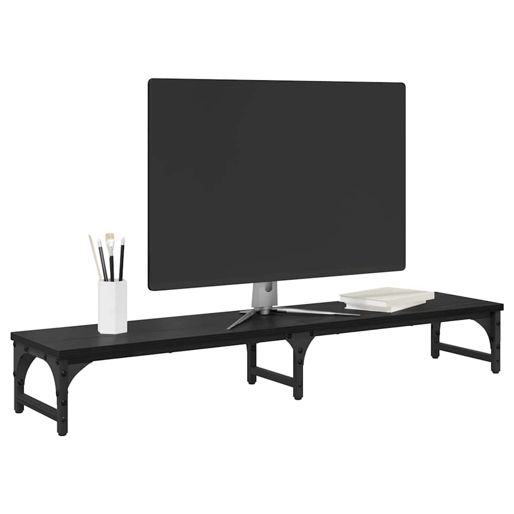 Supporto per Monitor Rovere Nero 105 x 23 x 15,5 cm 882189