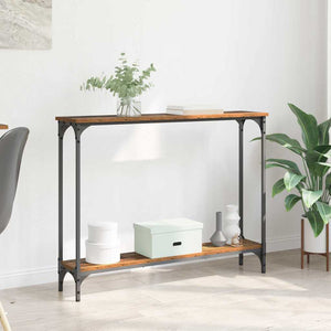 Tavolo consolle Legno vecchio 102 x 23 x 15.5 cm 882190