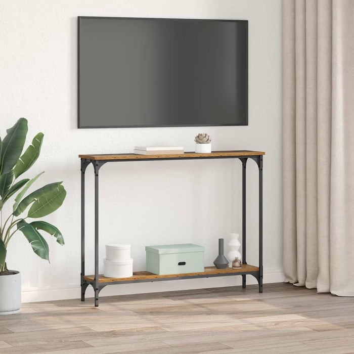 Tavolo consolle Legno vecchio 102 x 23 x 15.5 cm 882190