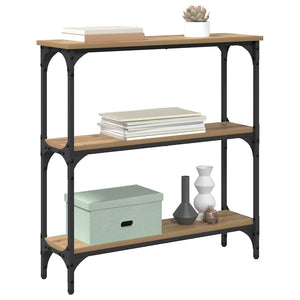 Tavolo consolle rovere artigianale 75 x 22.5 x 75 cm 882197