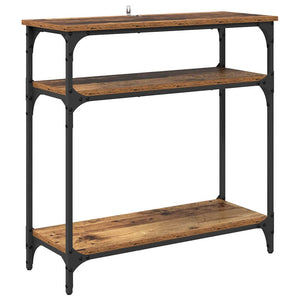 Tavolo consolle Legno vecchio 75 x 29 x 75 cm Legno multistrato 882202