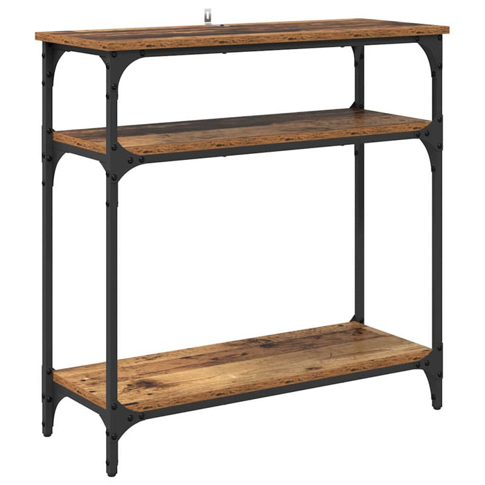 Tavolo consolle Legno vecchio 75 x 29 x 75 cm Legno multistrato 882202