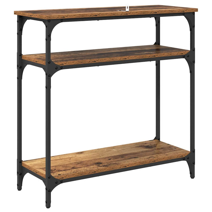 Tavolo consolle Legno vecchio 75 x 29 x 75 cm Legno multistrato 882202