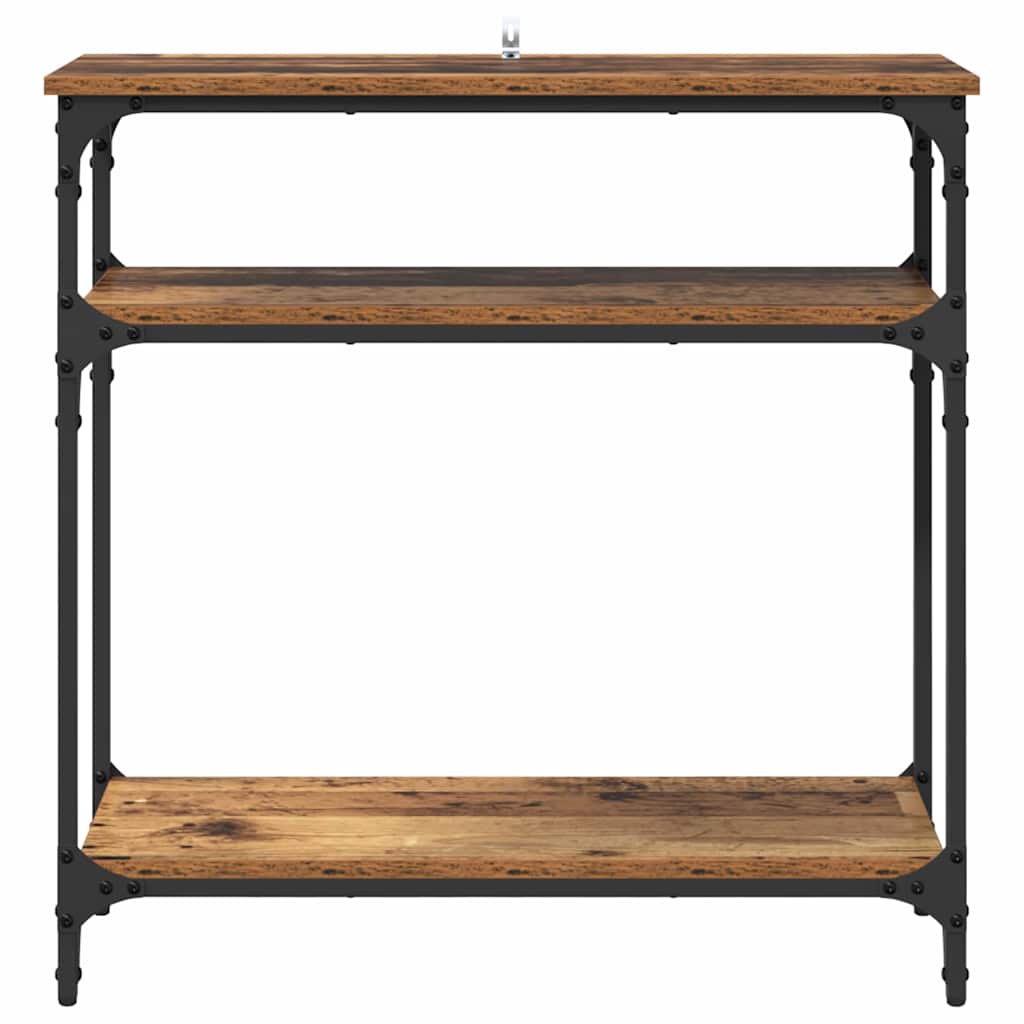 Tavolo consolle Legno vecchio 75 x 29 x 75 cm Legno multistrato 882202