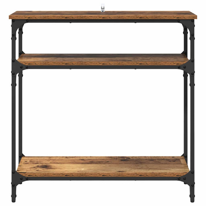 Tavolo consolle Legno vecchio 75 x 29 x 75 cm Legno multistrato 882202