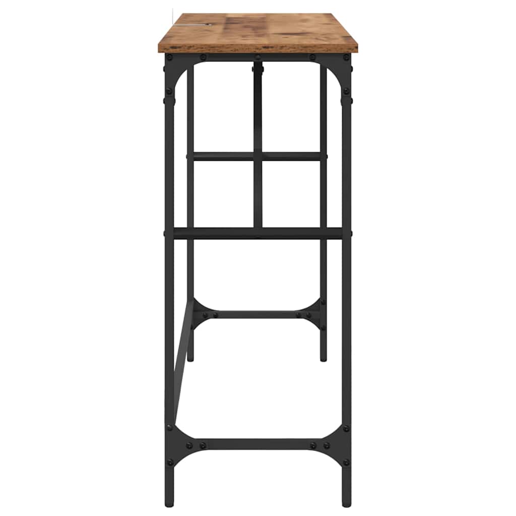 Tavolo consolle Legno vecchio 100 x 32 x 75 cm 882205