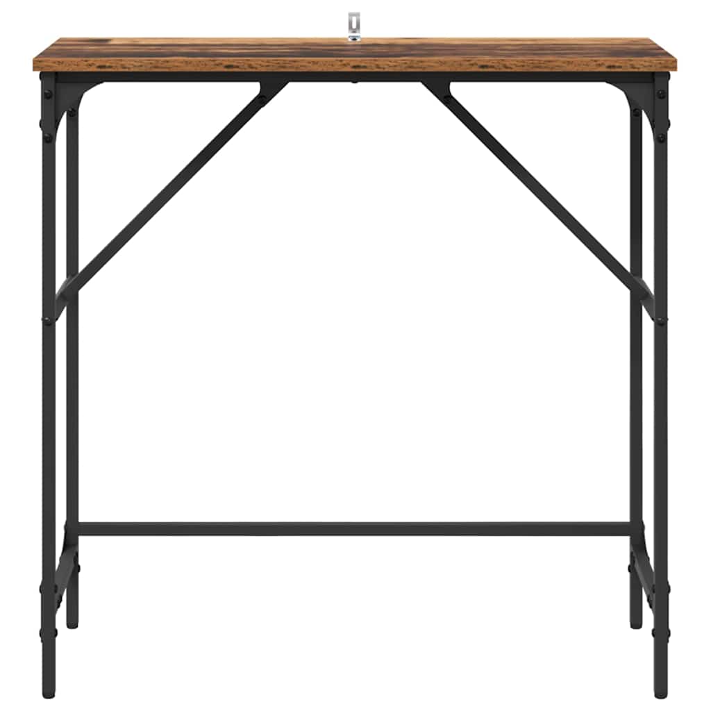 Tavolo consolle Legno vecchio 75 x 32 x 75 cm Legno multistrato 882208