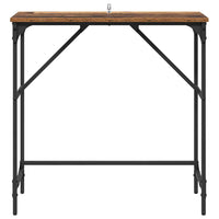 Tavolo consolle Legno vecchio 75 x 32 x 75 cm Legno multistrato 882208