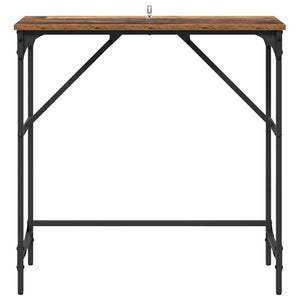 Tavolo consolle Legno vecchio 75 x 32 x 75 cm Legno multistrato 882208