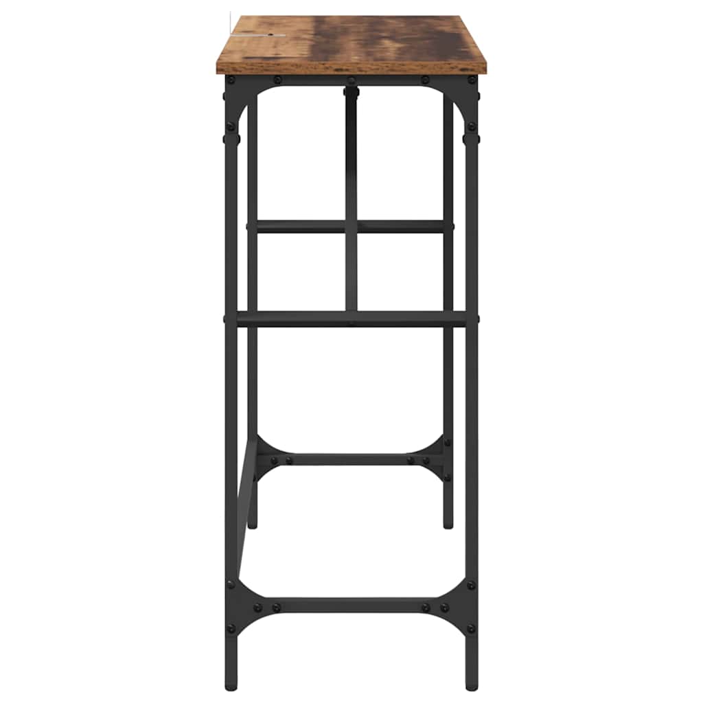 Tavolo consolle Legno vecchio 75 x 32 x 75 cm Legno multistrato 882208