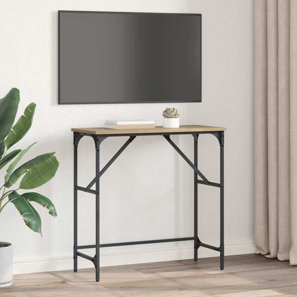 Tavolo consolle rovere artigianale 75 x 32 x 75 cm 882209