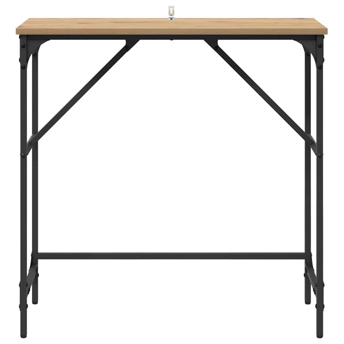 Tavolo consolle rovere artigianale 75 x 32 x 75 cm 882209