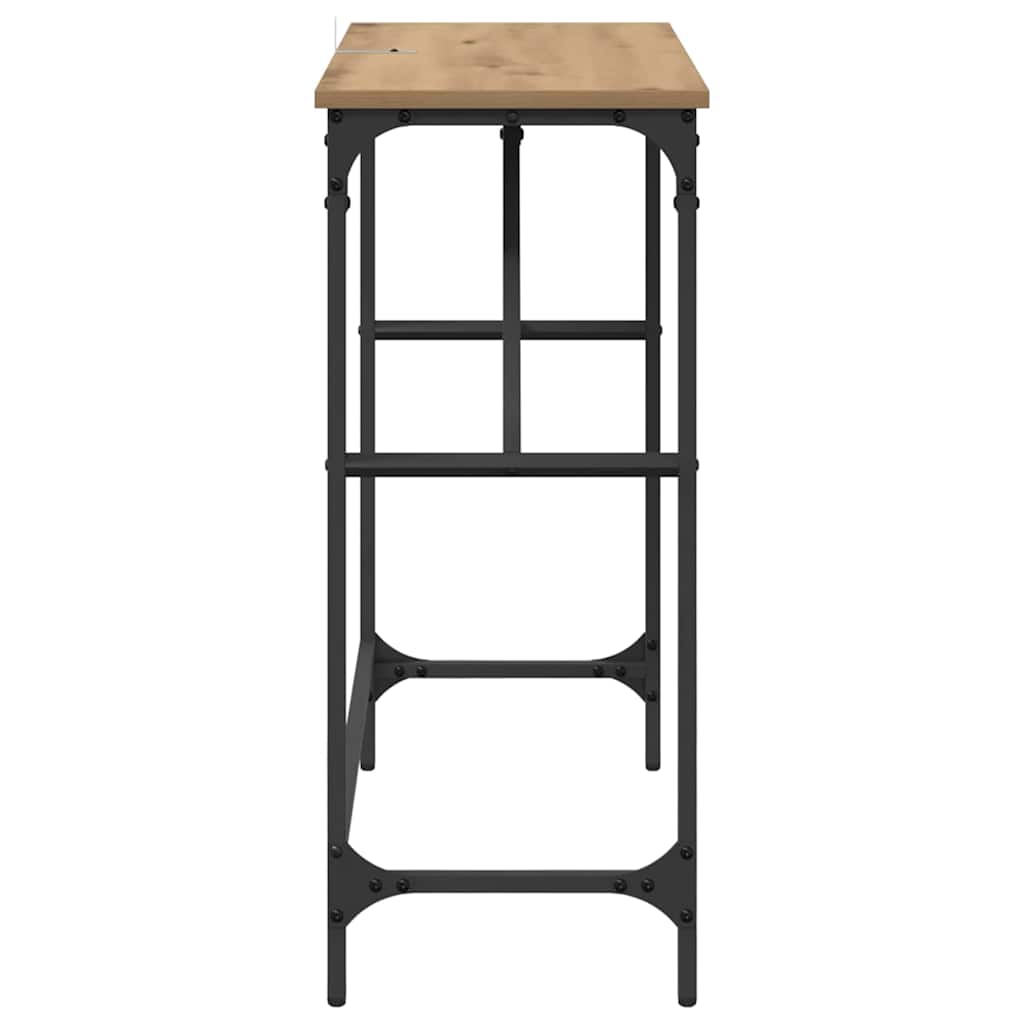 Tavolo consolle rovere artigianale 75 x 32 x 75 cm 882209