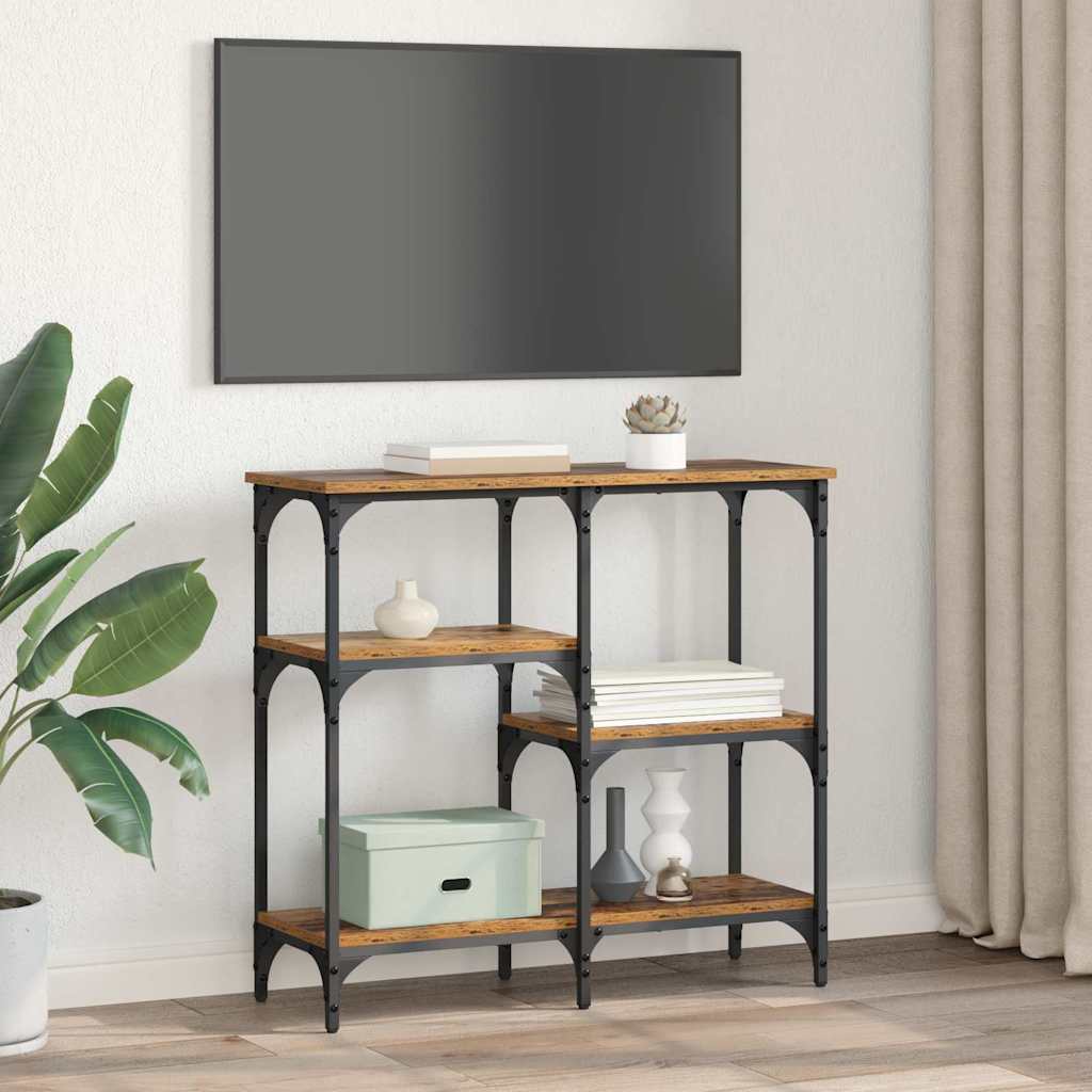 Tavolo consolle Legno vecchio 80 x 29 x 75 cm Legno multistrato 882211