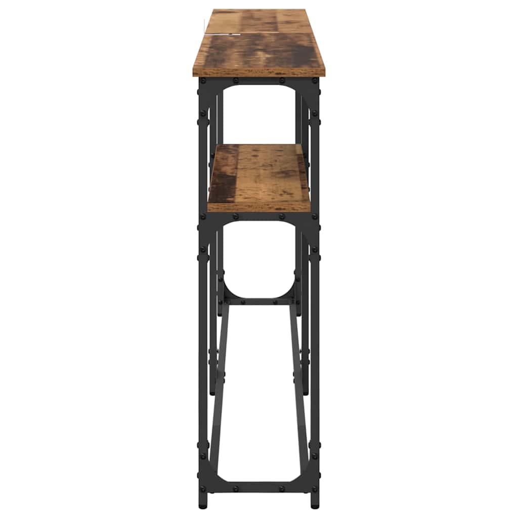 TavoloConsolle Legno vecchio 145x22.5x75cm Legno multistrato 882214