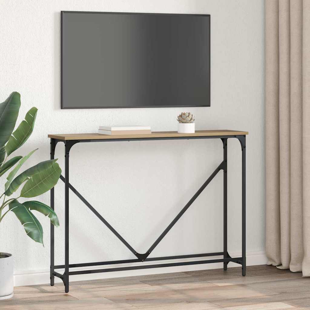 Tavolo consolle rovere artigianale 102 x 22.5 x 75 cm 882221