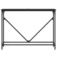 Tavolo consolle Rovere nero 102 x 22.5 x 75 cm 882222