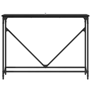 Tavolo consolle Rovere nero 102 x 22.5 x 75 cm 882222