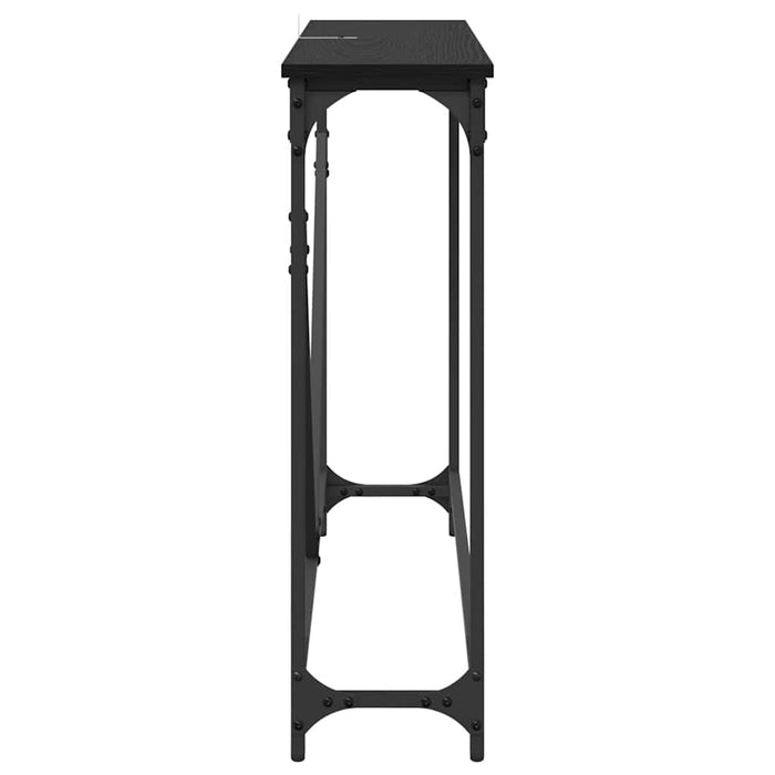 Tavolo consolle Rovere nero 102 x 22.5 x 75 cm 882222