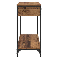 Tavolo consolle con cassetto Legno vecchio 100 x 34,5 x 75 cm 882241