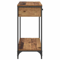 Tavolo consolle con cassetto Legno vecchio 75 x 34,5 x 75 cm 882248