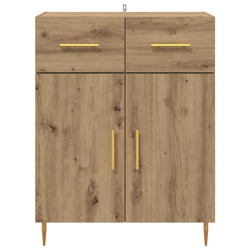 Credenza Rovere artigianale 69,5 x 34 x 90 cm Legno multistrato 882264