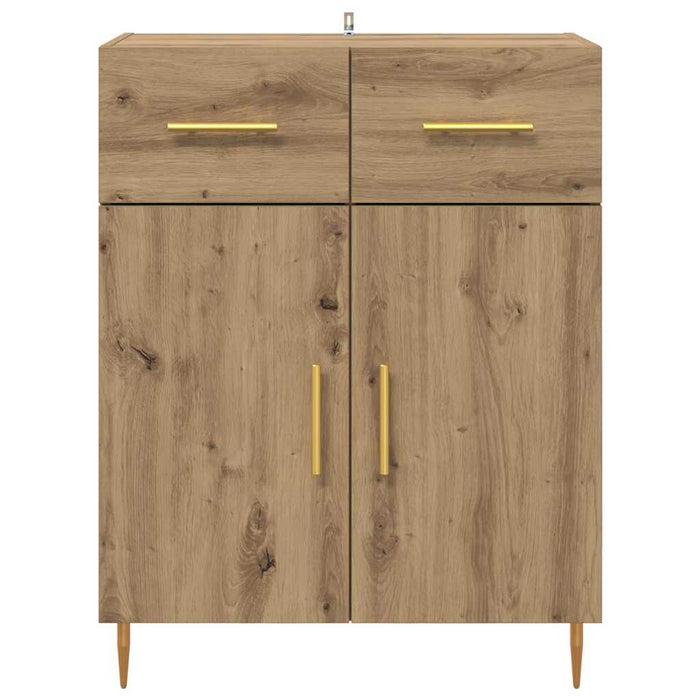 Credenza Rovere artigianale 69,5 x 34 x 90 cm Legno multistrato 882264
