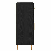 Credenza Rovere Nero 69,5 x 34 x 90 cm Legno multistrato 882265