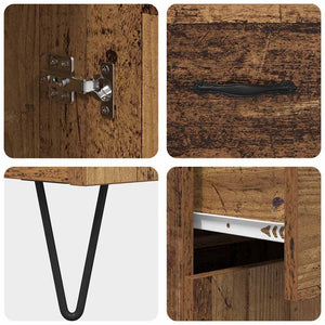 Credenza Legno vecchio 69,5 x 34 x 90 cm Legno multistrato 882272