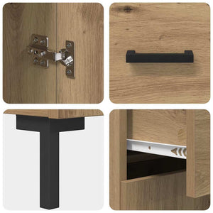 Credenza Rovere artigianale 69,5 x 34 x 90 cm Legno multistrato 882282