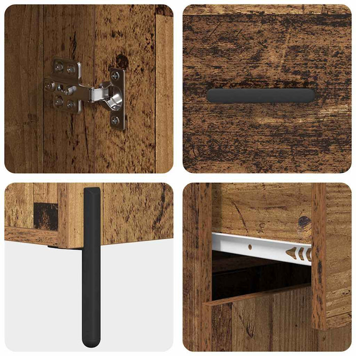 Credenza Legno vecchio 69,5 x 34 x 90 cm Legno multistrato 882290