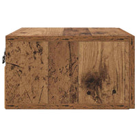 Armadio da Notte con cassetto Legno vecchio 35 x 35 x 20 cm 882350