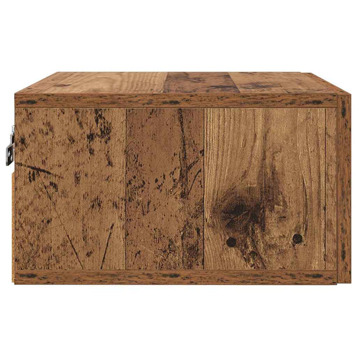 Armadio da Notte con cassetto Legno vecchio 35 x 35 x 20 cm 882350