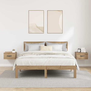 Armadio da Notte 2 pcs rovere artigianale 35 x 35 x 20 cm 882353