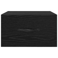 Armadio da Notte Rovere nero 35 x 35 x 20 cm Legno multistrato 882354