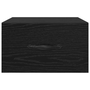 Armadio da Notte con cassetto 2 pcs Rovere nero 35 x 35 x 20 cm 882355