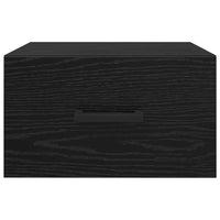 Armadio da Notte con cassetto 2 pcs Rovere nero 35 x 35 x 20 cm 882371