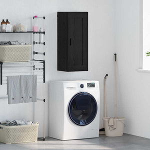 Pensile Rovere Nero 34,5 x 34 x 90 cm Legno multistrato 882444