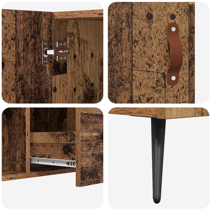 Credenza Legno vecchio 100 x 36 x 60 cm Legno multistrato 882451