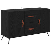 Credenza Rovere Nero 100 x 36 x 60 cm Legno multistrato 882453