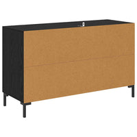Credenza Rovere Nero 100 x 36 x 60 cm Legno multistrato 882480