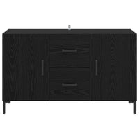 Credenza Rovere Nero 100 x 36 x 60 cm Legno multistrato 882480