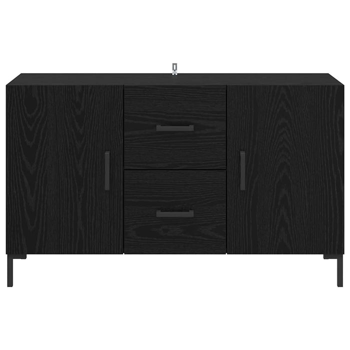 Credenza Rovere Nero 100 x 36 x 60 cm Legno multistrato 882480