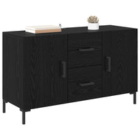 Credenza Rovere Nero 100 x 36 x 60 cm Legno multistrato 882480